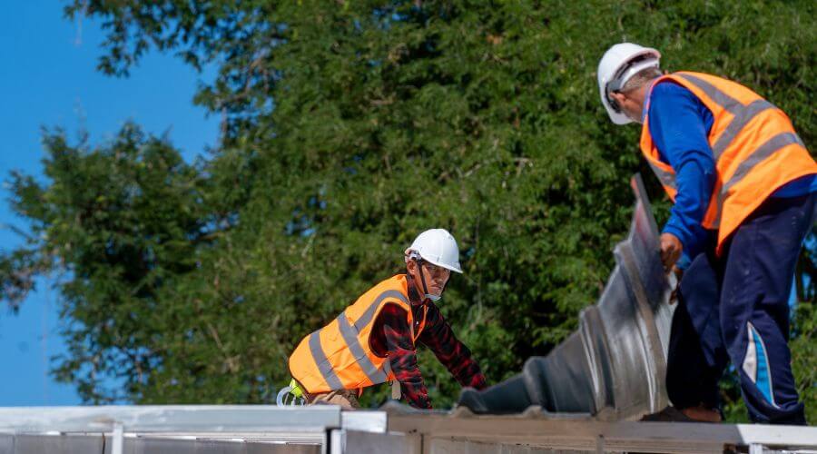 Reroofing in English, IN